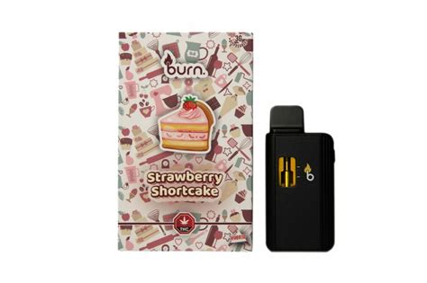 Burn Disposable Vapes Strawberry Shortcake Indica Gram Good