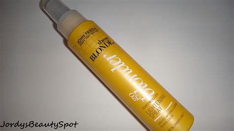 Jordy S Beauty Spot REVIEW JOHN FRIEDA SHEER BLONDE GO BLONDER