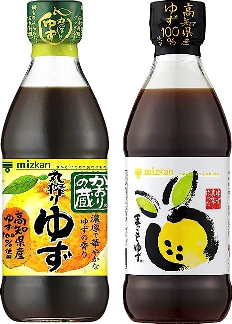 Amazon 【jp限定】ミツカン かおりの蔵 360ml And まっことゆず 360ml 各1本 ユズポン酢 セット