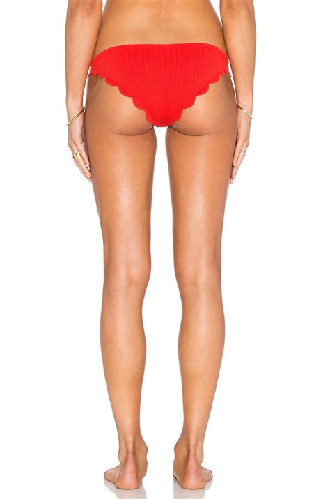 Marysia Swim Broadway Bikini Bottom In Poppy Red REVOLVE