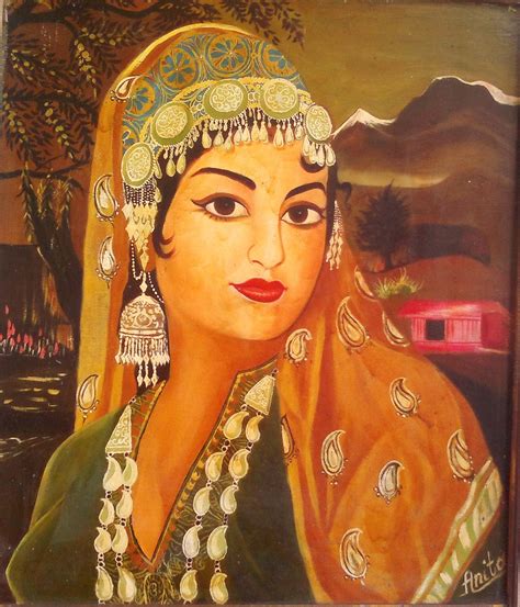 Art Designs And Creativity Beauty Of Kashmir By Oil Paint