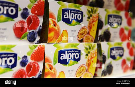 Alpro yogurt hi-res stock photography and images - Alamy