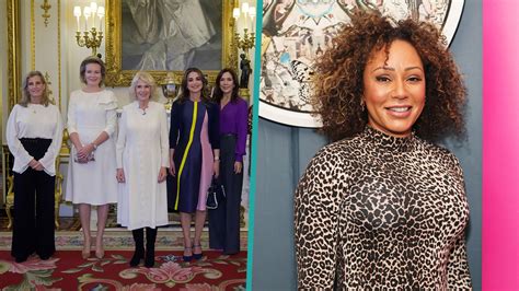 Queen Camilla Hosts Mel B Queen Rania And Crown Princess Mary At