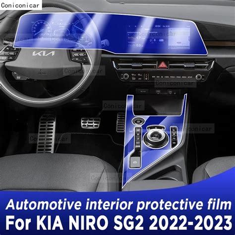 For Kia Niro Sg2 2022 2023 Gearbox Panel Navigation Screen Automotive Interior Protective Film