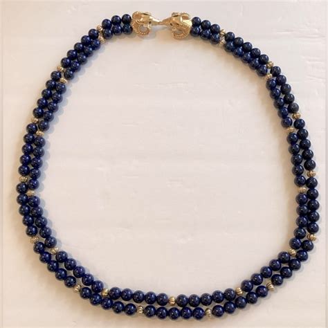 Kenneth Jay Lane Jewelry Vintage Kenneth Jay Lane Kjl Blue Beaded