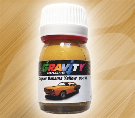 Chrysler Bahama Yellow Gravity Colors