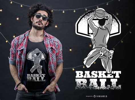 Basketball T-shirt Design Vector Download