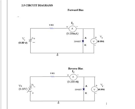 Reverse Bias Pn Junction Circuit Diagram