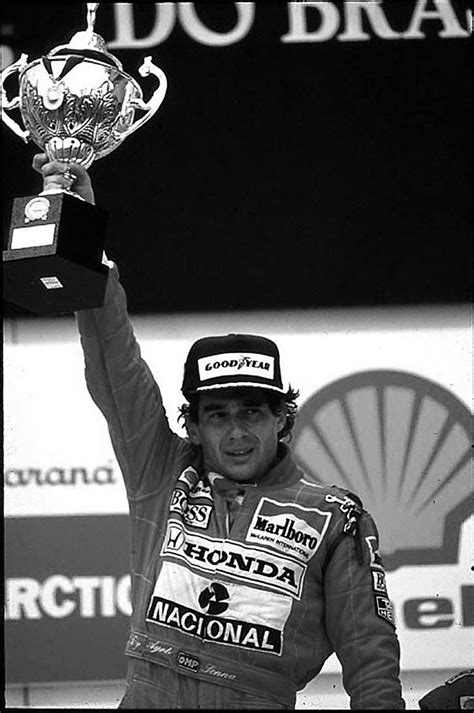 Ayrton Senna Winner Of The F1 Gp Of Brazil And Champagne 2 Limited