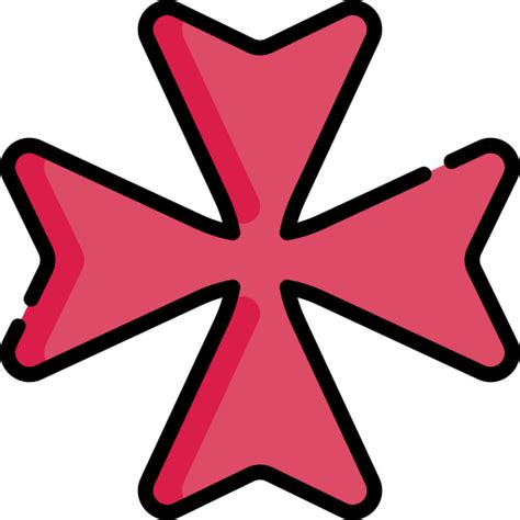 Maltese cross Special Lineal color icon