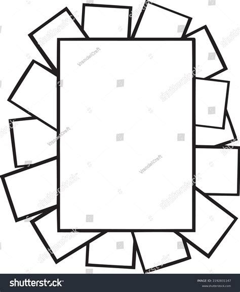 Frame Vector Clip Art Black White Stock Vector (Royalty Free ...