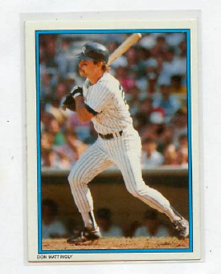 1985 TOPPS ALL STAR SET 27 DON MATTINGLY NEW YORK YANKEES EBay