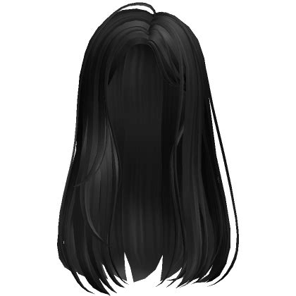 Soft Straight Hair(Black)'s Code & Price - RblxTrade