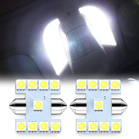 Guirxi T Led Cob Pour Int Rieur De Voiture Ampoules Blanches Lampe De