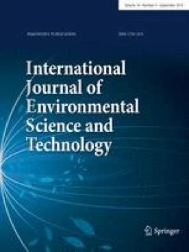 International Journal of Environmental Science and Technology | Home