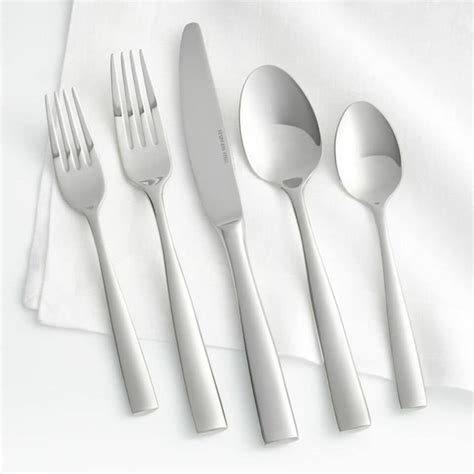 Couture Mirror 5 Piece Flatware Place Setting Crate And Barrel Ksa