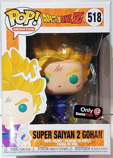 Funko Collectibles Dragon Ball Z Super Saiyan 2 Gohan 518 Gamestop Exclusive Funko Pop