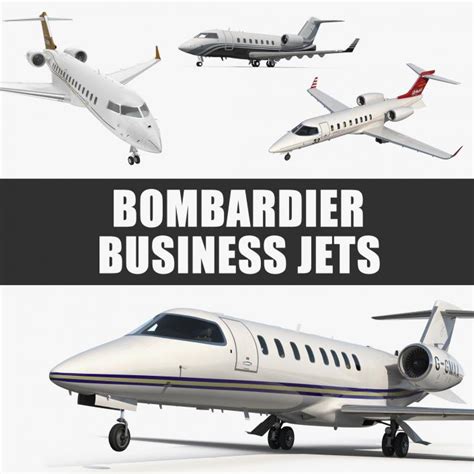 3D model Bombardier Business Jets Collection | 3D Molier International