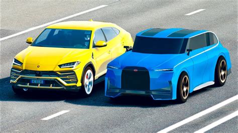 Bugatti Suv Spartacus Concept Vs Lamborghini Urus Drag Race Km