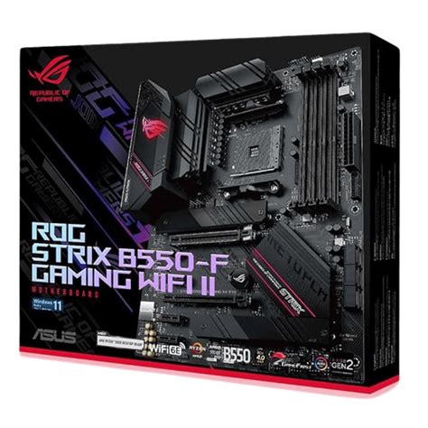 Asus-rog-strix-amd-b550-ryzen-am4-atx-gaming-wifi-ii-motherboard-black ...