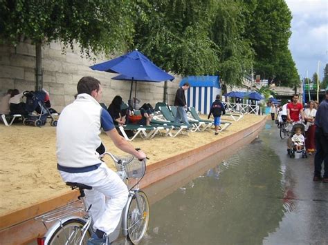 Paris Plages The Artificial Beaches Of Paris Amusing Planet