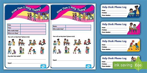 Help Desk Role Play Area Worksheet Teacher Made Twinkl