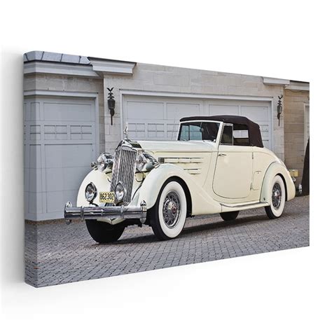 Tablou Masina Retro Packard Twelve Coupe Roadster Afis Poster