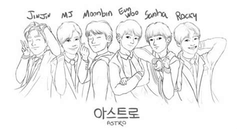 K Pop Desenho Coreano - 79 Desenhos de K-Pop para Imprimir e Colorir em Casa!