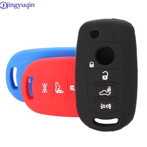 Jingyuqin Silicone Car Key Fob Shell Cover Case Protect Skin Holder For