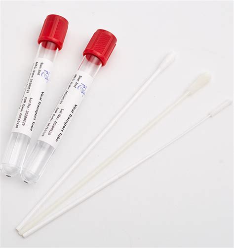 Viral Transport Swab Test Kit Medium With Nylon Flocked Swab