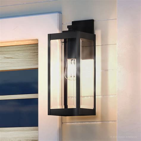 Uql Modern Farmhouse Outdoor Wall Light H X W Estate Bronze