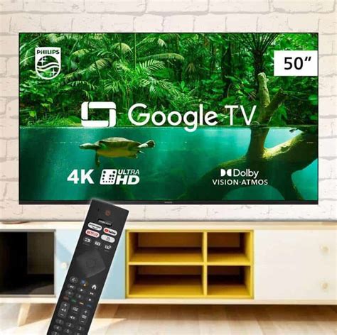 Smart TV 50 Ultra HD 4K Philips 50PUG7408 78 Google TV HDR10