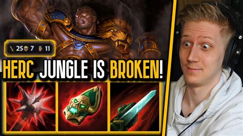 Broken Herc Jungle Build Drops Kills Smite Youtube