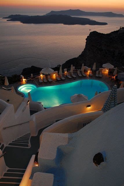 Volcano View Hotel Santorini Greece Worklad Dream Vacations Places To Go Places To Travel