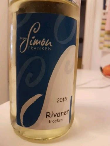 Jürgen Simon Rivaner Trocken Vivino Australia