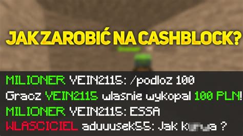 Sposoby Jak Zarobic Na Realcash Pl Cashblock Minecraft Youtube