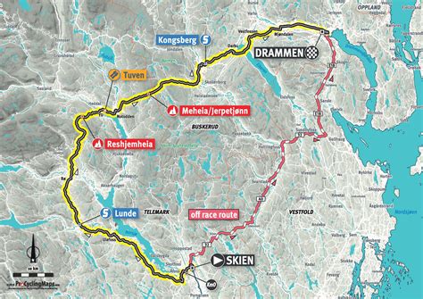 Tour De Norv Ge Parcours Et Profil Des Tapes Videos De Cyclisme