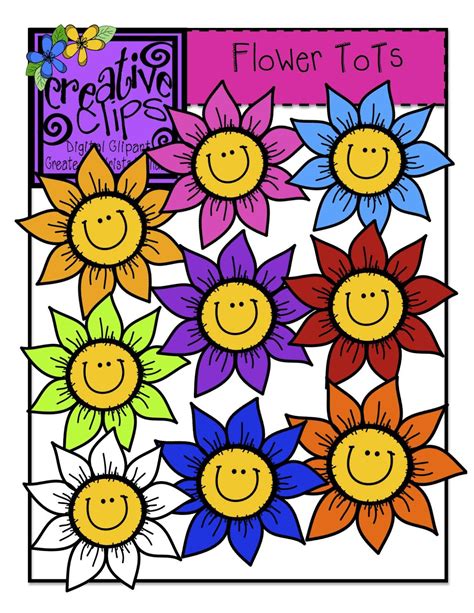Clip art free flowers are helping teachers create beautiful classroom posters 17