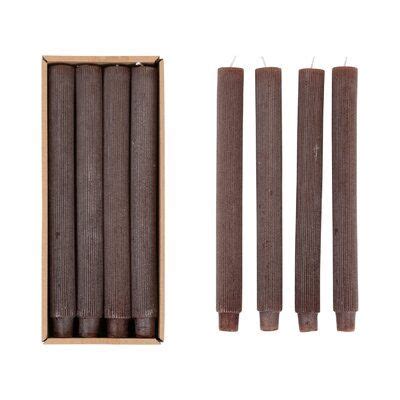 Birch Lane Pleated Taper Candles Unscented In Box Set Of Candles