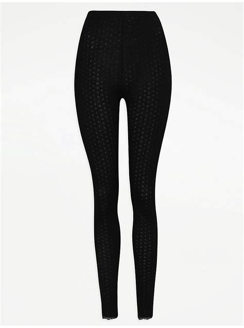 Black Thermal Leggings Women George At Asda