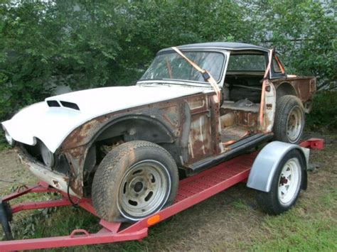 Triumph Tr Project Car W V Engine And Parts Car Hardtop Not