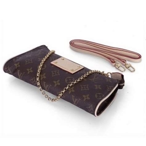 Bolsa Louis Vuitton Eva Clutch Monogram Couro Leg Timo