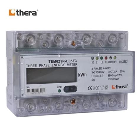 Jual Kwh Meter 3phase Thera 4w Ct5a Digital 1tariff Type Tem021n D05f3 Shopee Indonesia