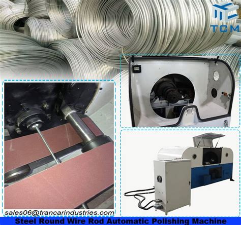 Round Steel Alloy Wire Rod Automatic Polishing Grinding Machine