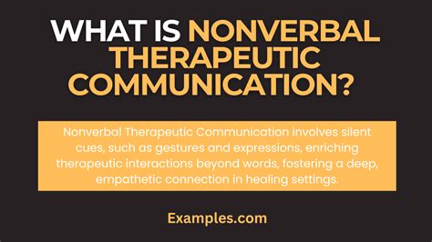 Nonverbal Therapeutic Communication - 19+ Examples, Tips