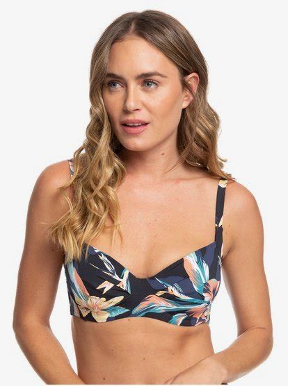 Printed Beach Classics Top De Bikini Copa D Con Aros Para Mujer Roxy