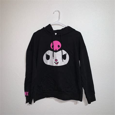 Sanrio Kuromi 3d Ears Hoodie From Hot Topic Sold Depop