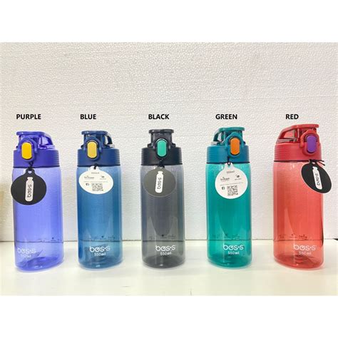 Botol Minuman BOS S BN055TP 550ML Tritan Sport Drinking Bottle Water