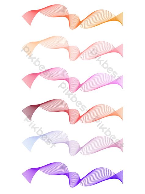 beautiful dynamic curve element ai png images   pikbest