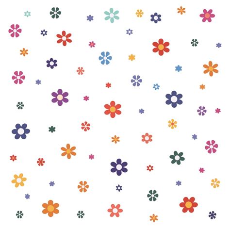 Sheets Daisy Wall Decals Flower Wall Decals Daisy Decals Floral